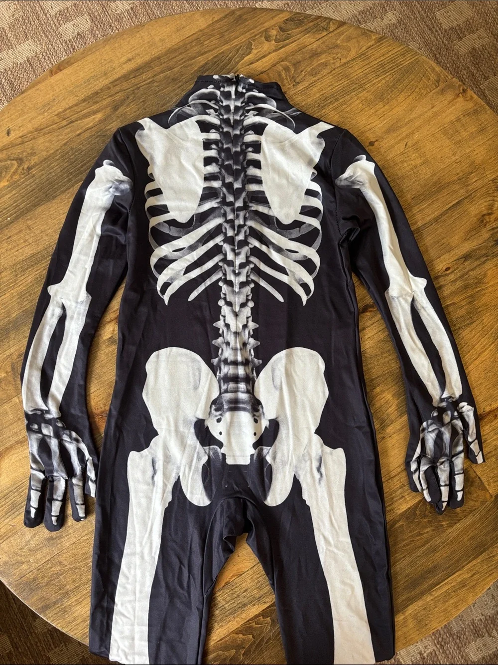 Kids Skeleton Stretch Body-con One Piece Halloween Costume